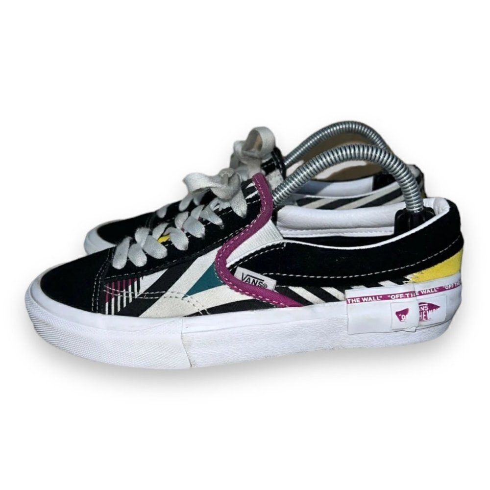Vans‎ Authentic CAP Juxtapoze Skate Shoes Multicolor 721454 Women's 5.5